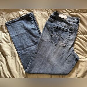 Maurice’s slim boot Denim Flex mid-rise blue jeans 16W regular length NWT